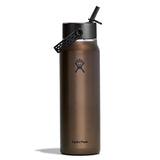 HYDRO FLASK 32OZ LIGHT WIDE FLEX STRAW CAP OBSIDIAN