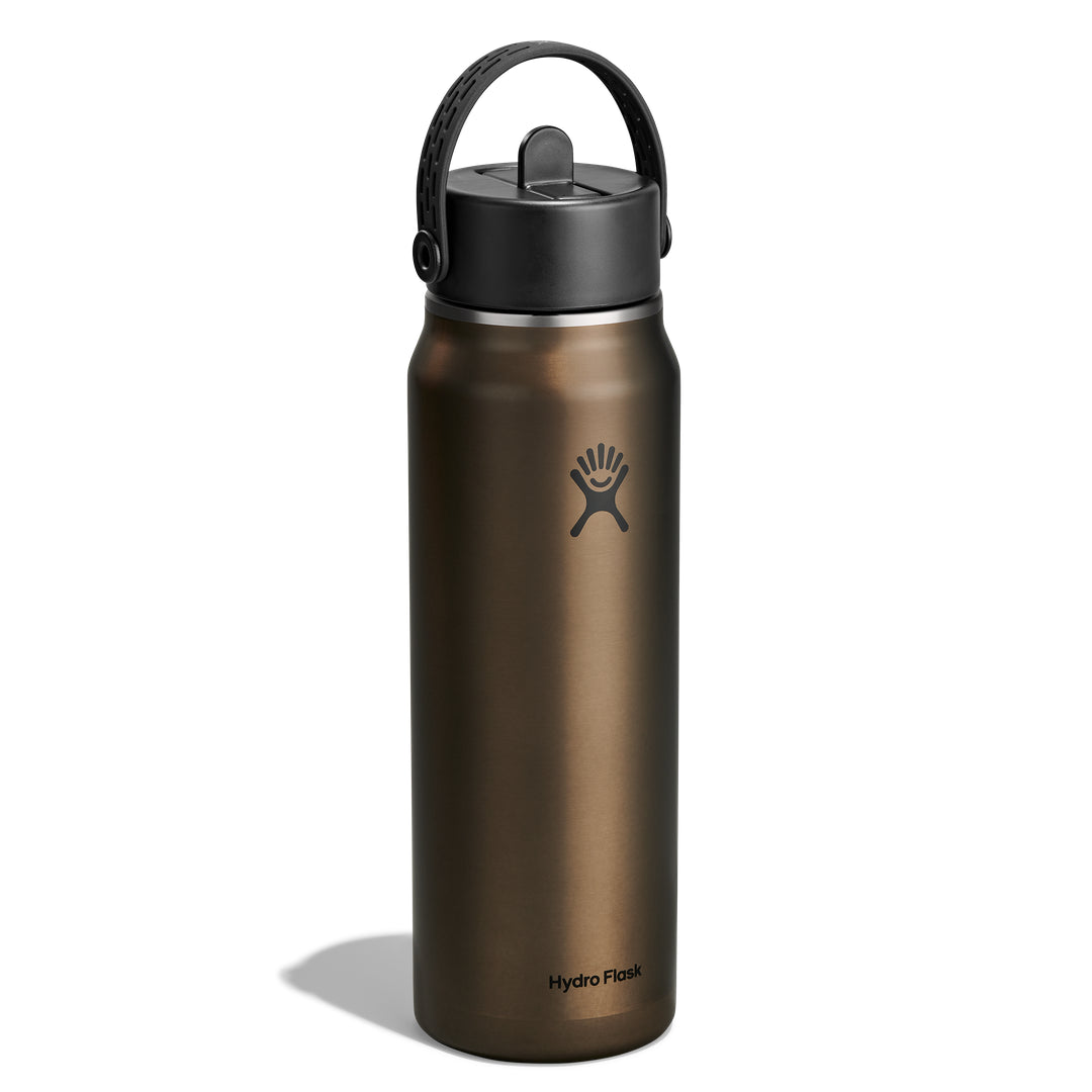 Hydro Flask HYDRO FLASK 32OZ LIGHT WIDE FLEX STRAW CAP OBSIDIAN