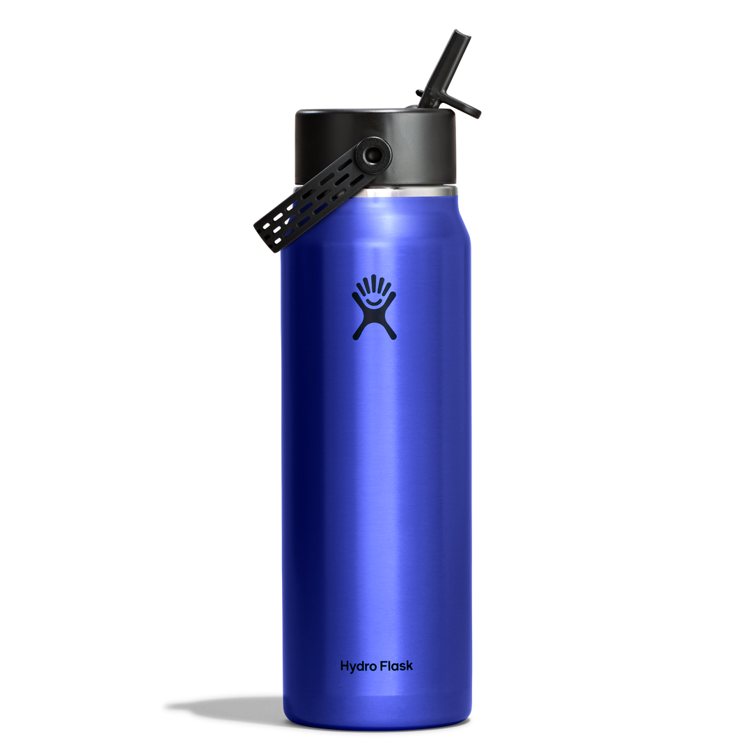 Hydro Flask HYDRO FLASK 32OZ LIGHTWEIGHT WIDE STRAW SAPPHIRE BLUE