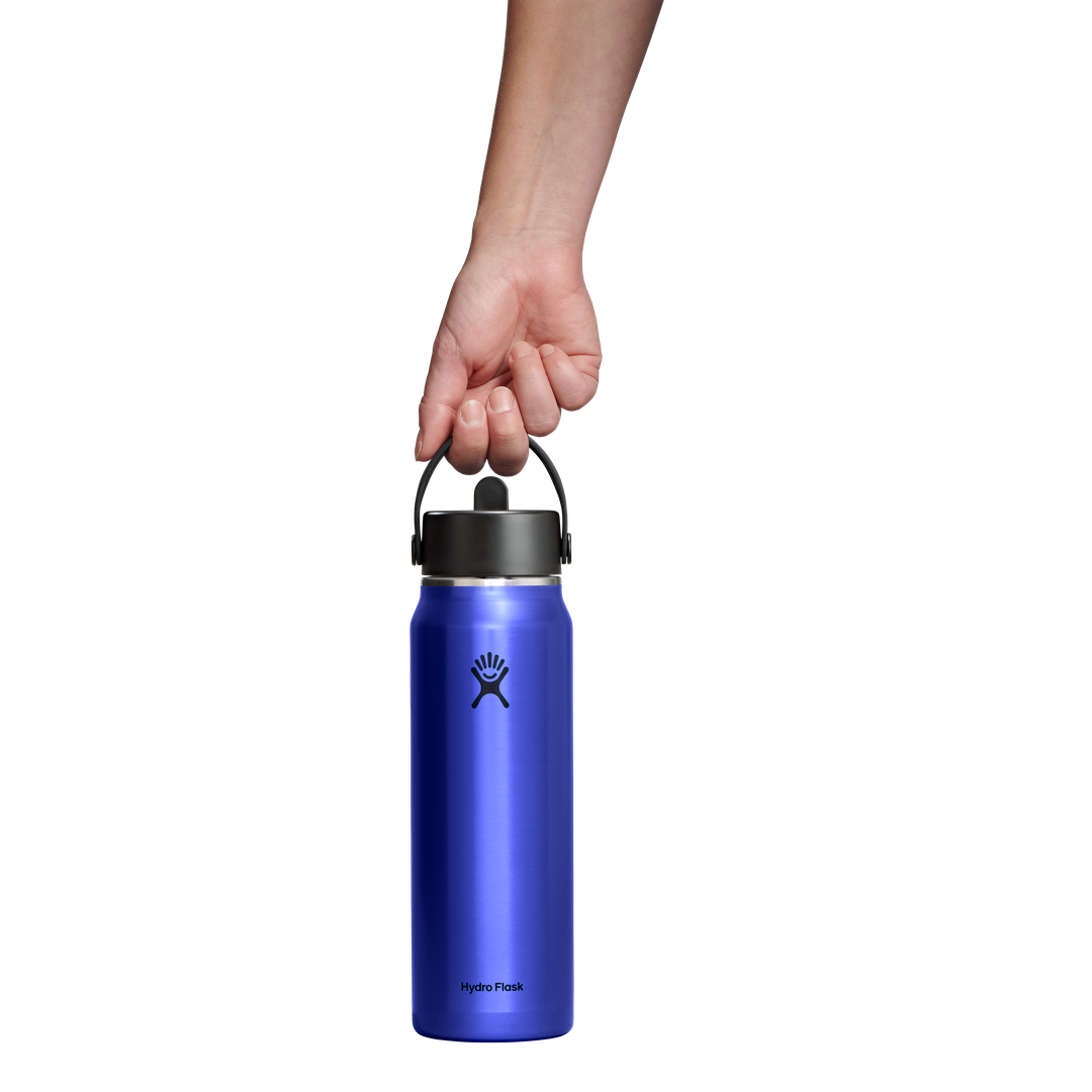 Hydro Flask HYDRO FLASK 32OZ LIGHTWEIGHT WIDE STRAW SAPPHIRE BLUE