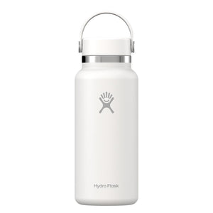 HYDRO FLASK 32OZ WIDE FLEX CAP WHITE