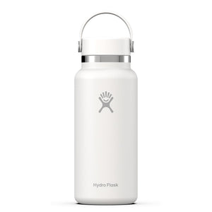 HYDRO FLASK 32OZ WIDE FLEX CAP WHITE