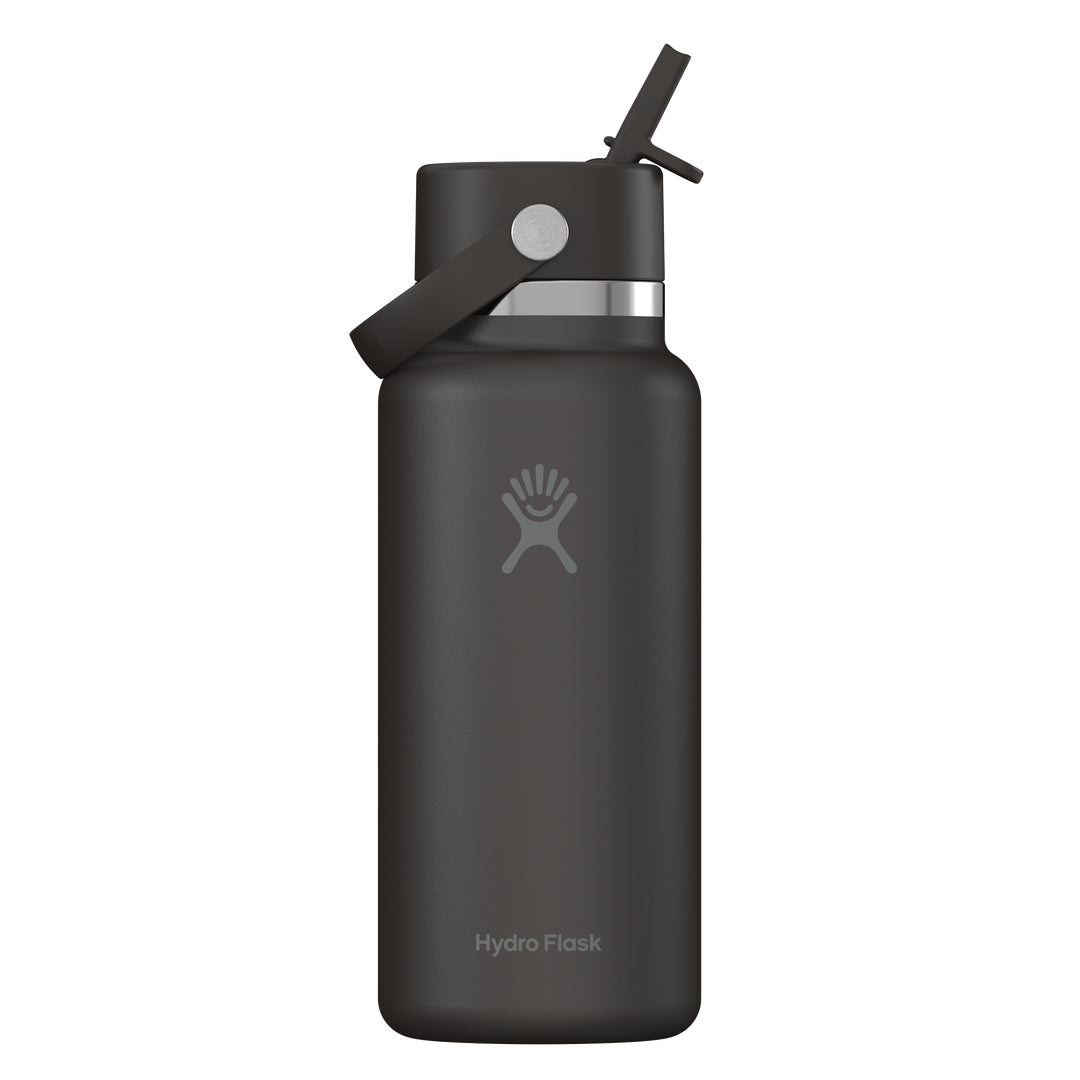 Hydro Flask HYDRO FLASK 32OZ WIDE FLEX STRAW CAP BLACK