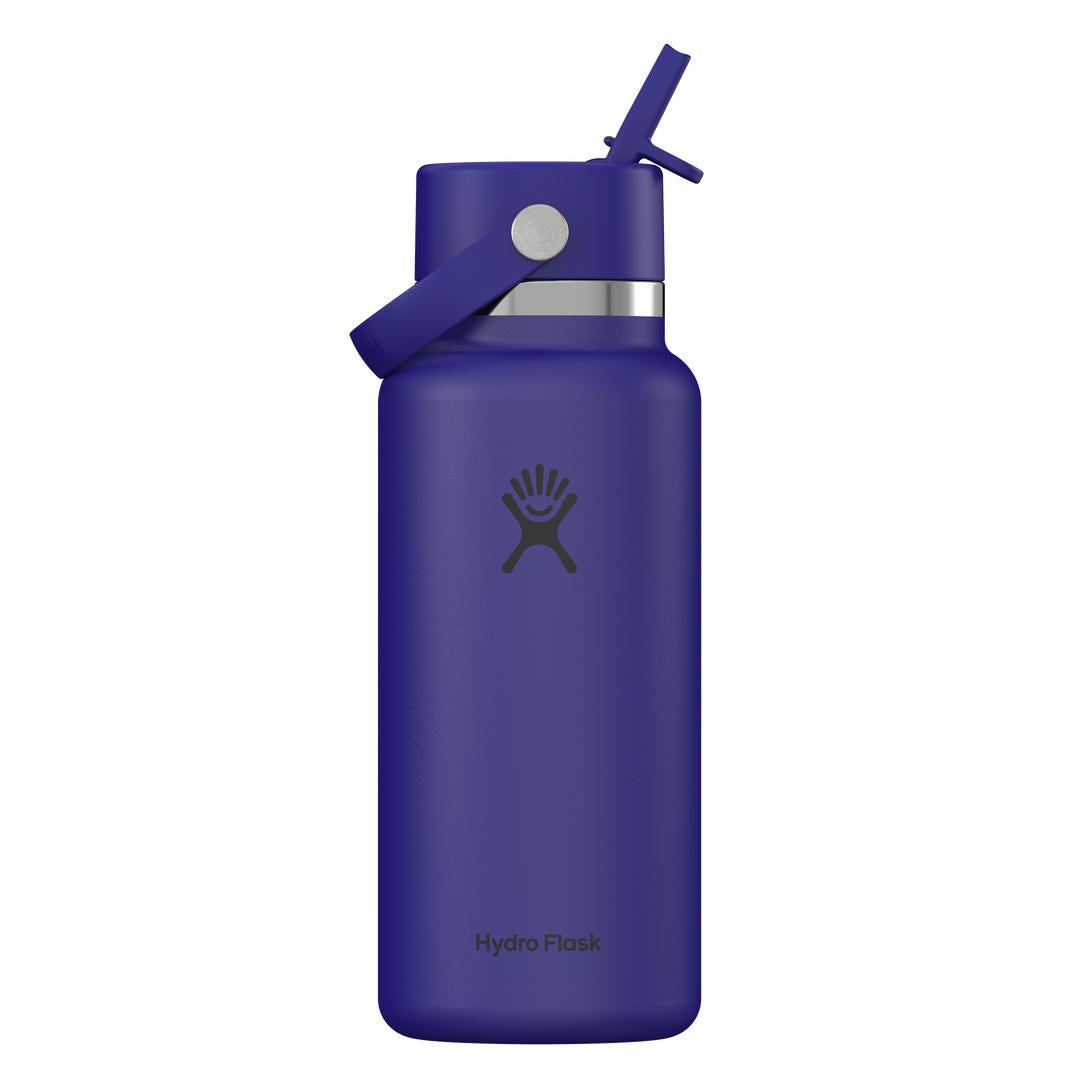 Hydro Flask HYDRO FLASK 32OZ WIDE FLEX STRAW CAP CAPRI BLUE
