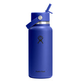 HYDRO FLASK 32OZ WIDE FLEX STRAW CAP CAPRI BLUE