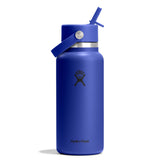 HYDRO FLASK 32OZ WIDE FLEX STRAW CAP CAPRI BLUE