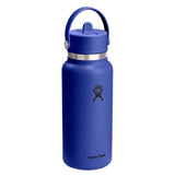 HYDRO FLASK 32OZ WIDE FLEX STRAW CAP CAPRI BLUE
