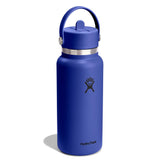 HYDRO FLASK 32OZ WIDE FLEX STRAW CAP CAPRI BLUE