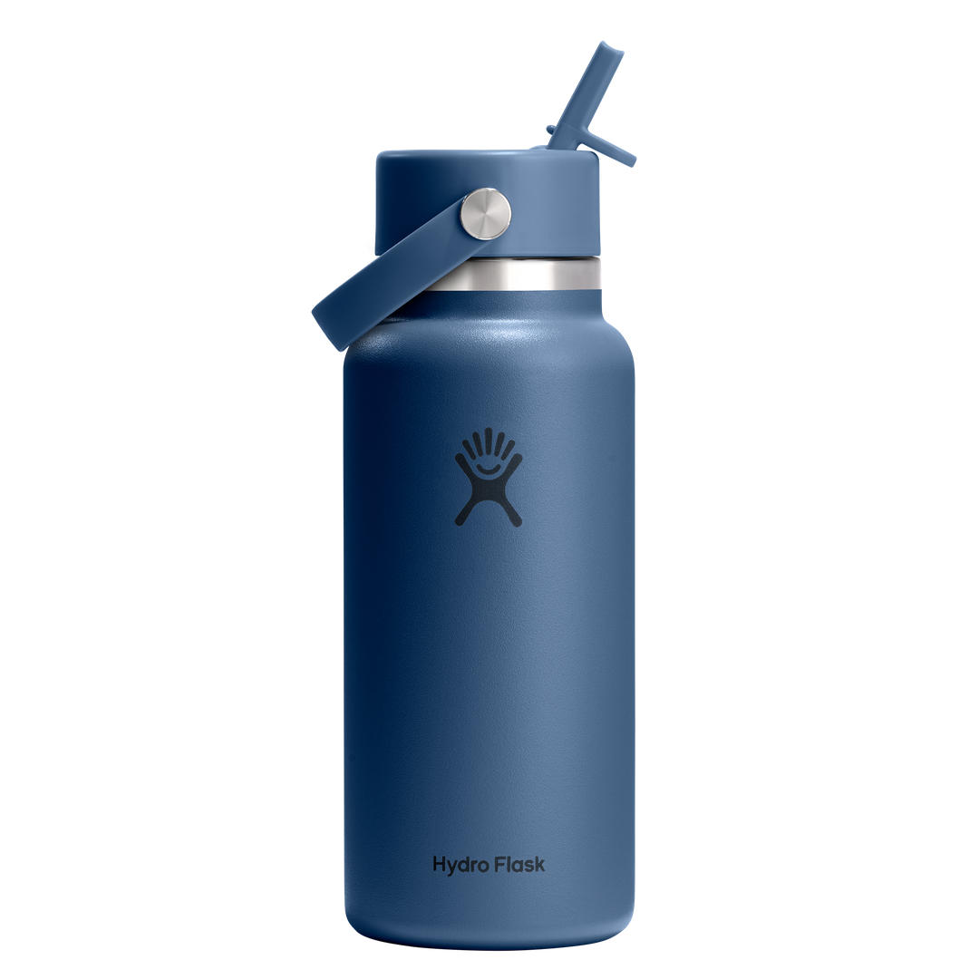 Hydro Flask 32oz Wide Flex Straw Cap Harbor Blue