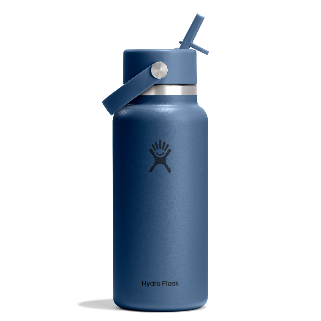 Hydro Flask 32oz Wide Flex Straw Cap Harbor Blue