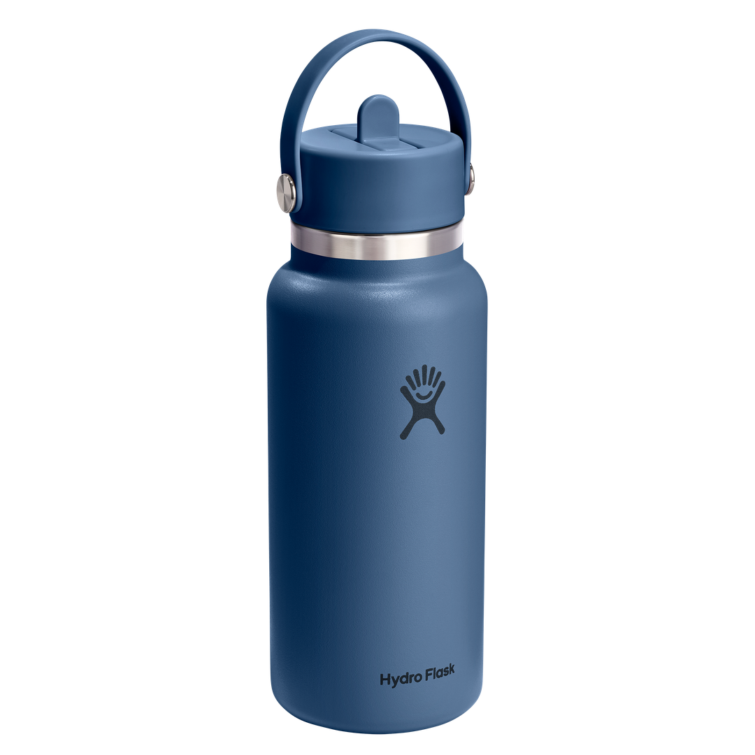 Hydro Flask 32oz Wide Flex Straw Cap Harbor Blue