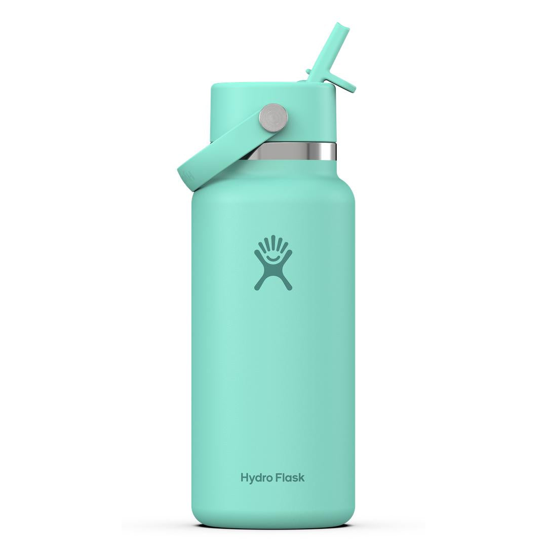 Hydro Flask HYDRO FLASK 32OZ WIDE FLEX STRAW CAP MERMAID GREEN