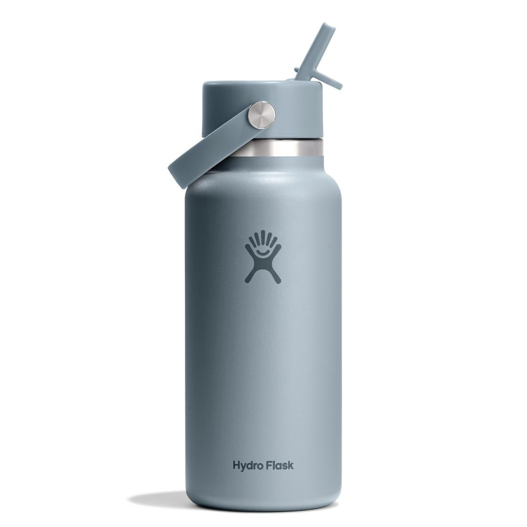 Hydro Flask HYDRO FLASK 32OZ WIDE FLEX STRAW CAP SHALE GRAY