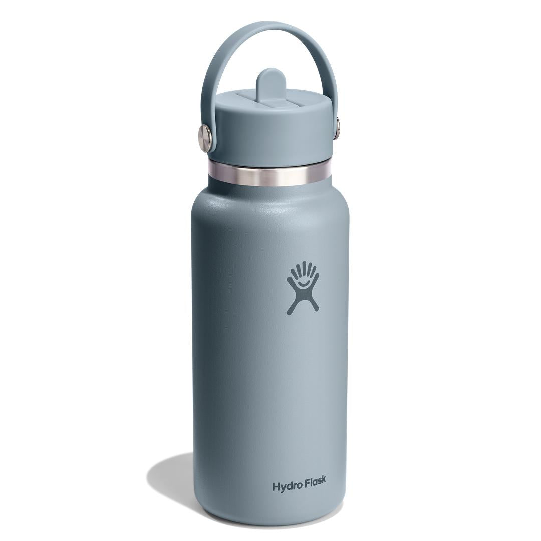 Hydro Flask HYDRO FLASK 32OZ WIDE FLEX STRAW CAP SHALE GRAY