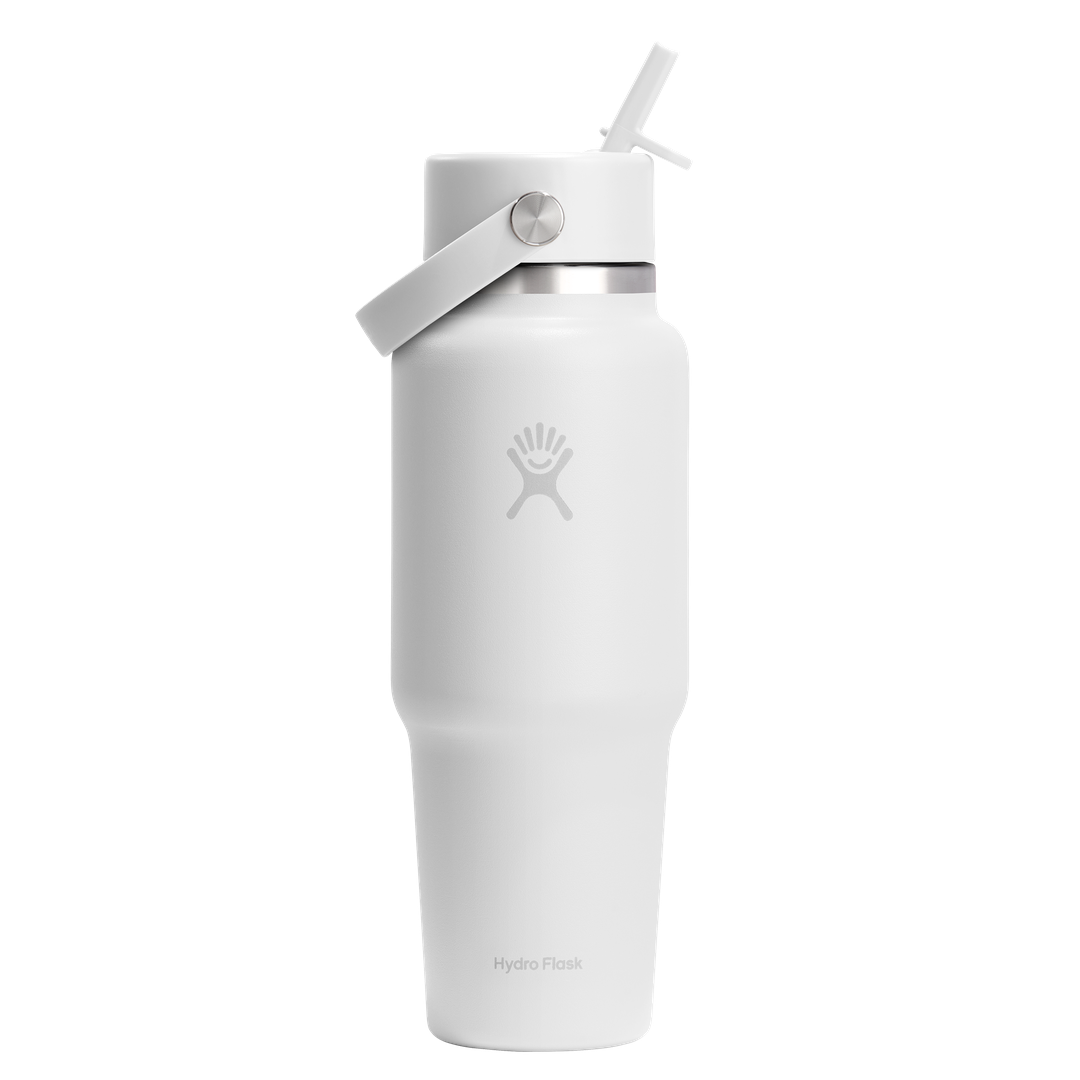 Hydro Flask HYDRO FLASK 32OZ TRAVEL BOTTLE WHITE