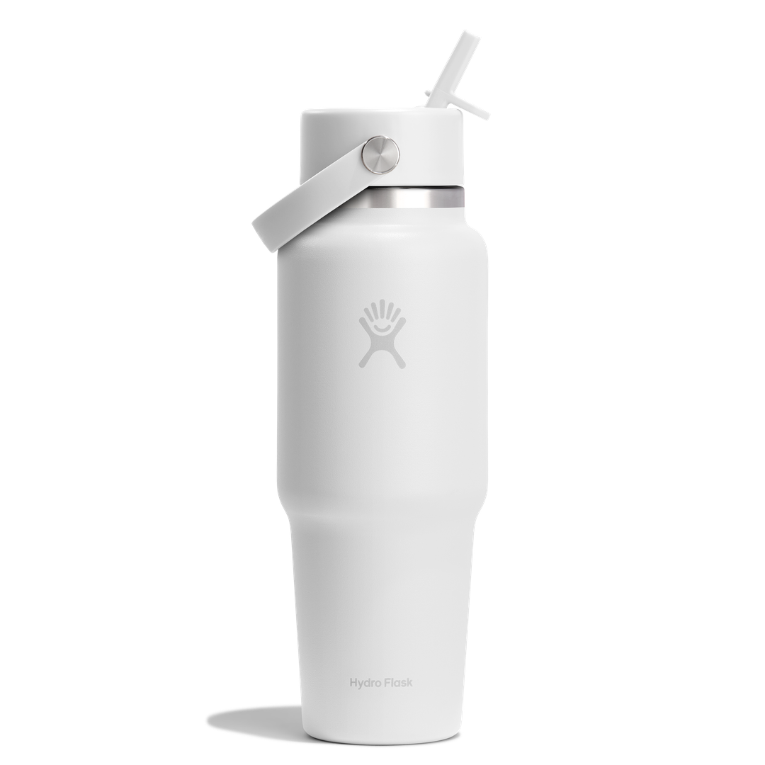 Hydro Flask HYDRO FLASK 32OZ TRAVEL BOTTLE WHITE