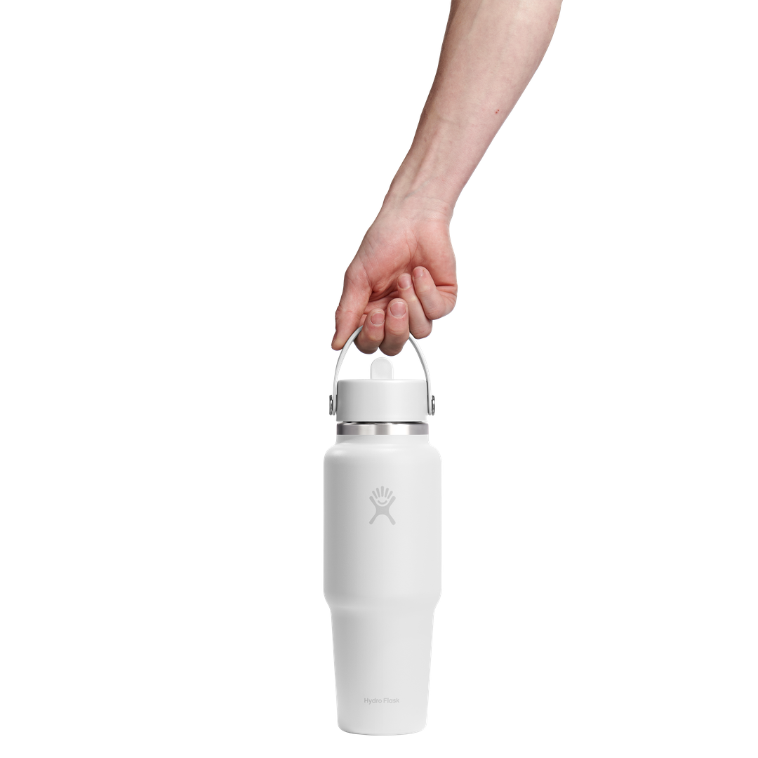 Hydro Flask HYDRO FLASK 32OZ TRAVEL BOTTLE WHITE