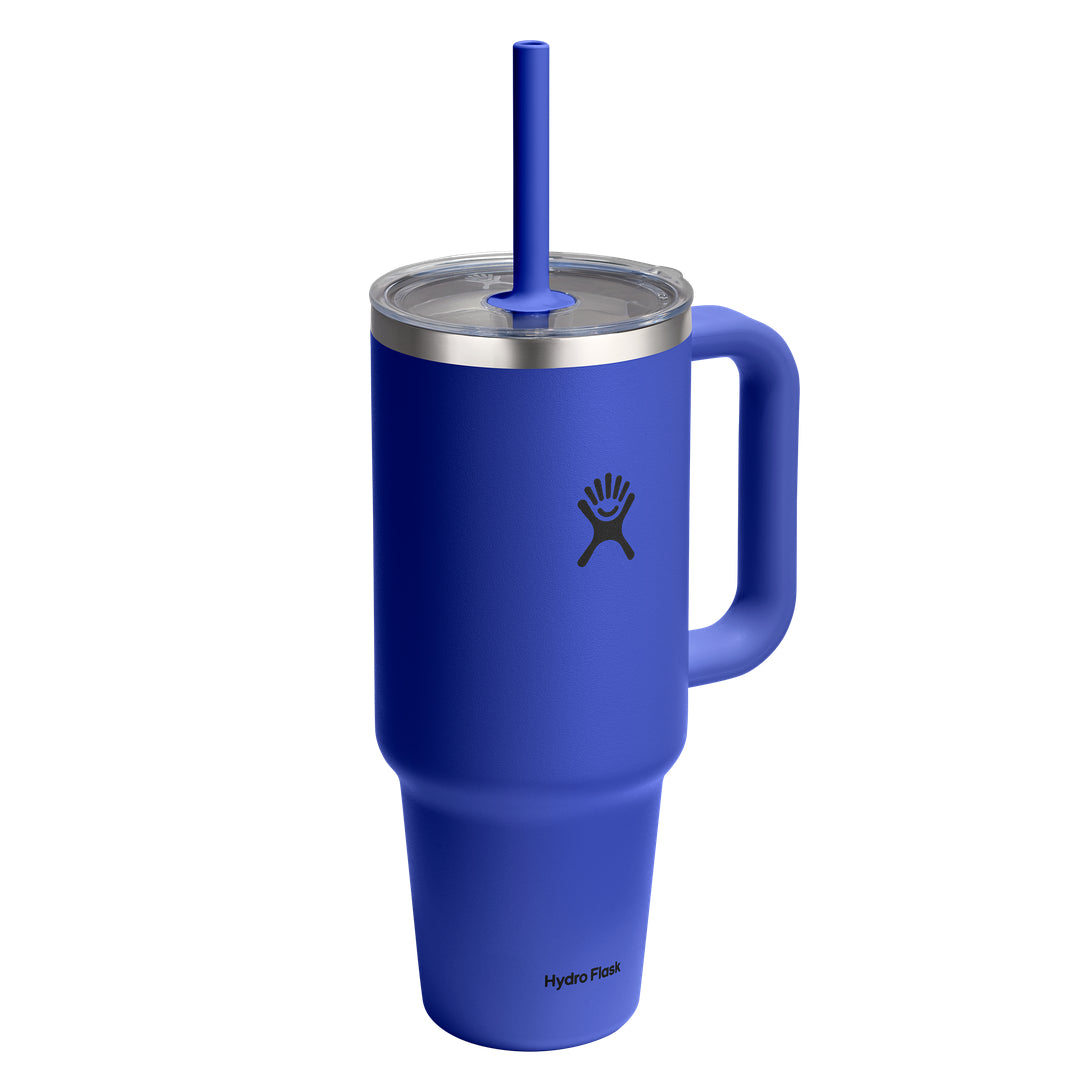 Hydro Flask HYDRO FLASK 40OZ TRAVEL TUMBLER CLEAR LID CAPRI BLUE