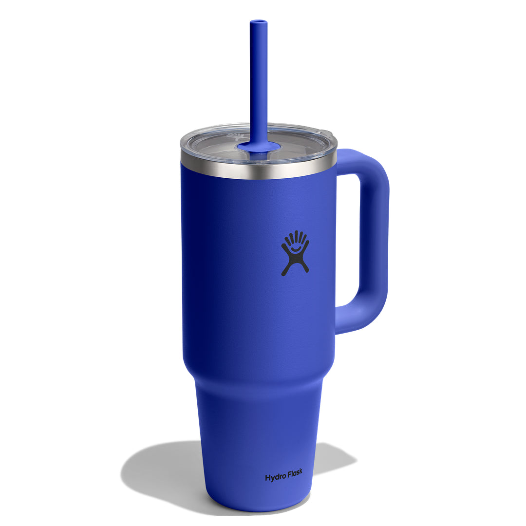 Hydro Flask HYDRO FLASK 40OZ TRAVEL TUMBLER CLEAR LID CAPRI BLUE