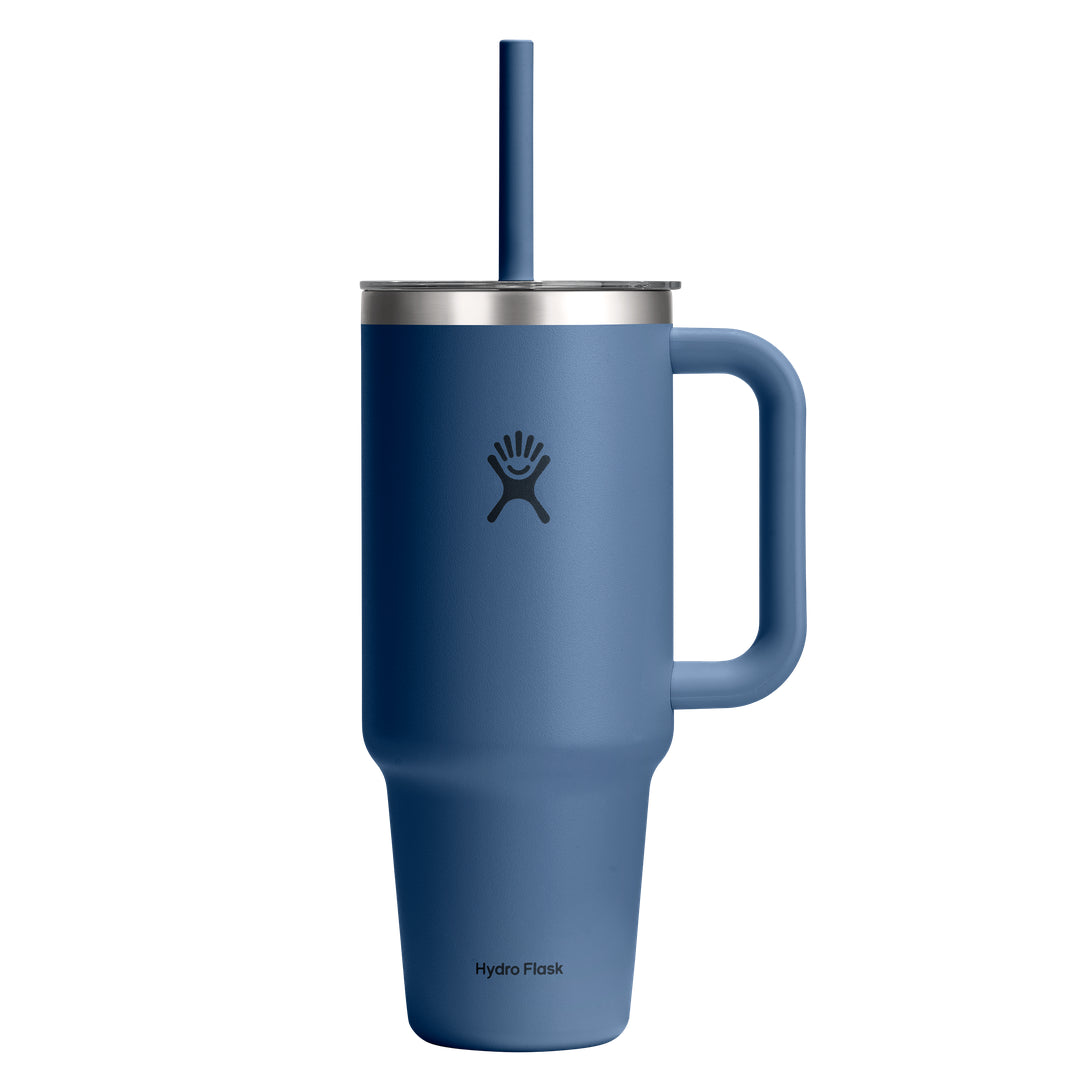 Hydro Flask HYDRO FLASK 40OZ TRAVEL TUMBLER CLEAR LID HARBOR BLUE