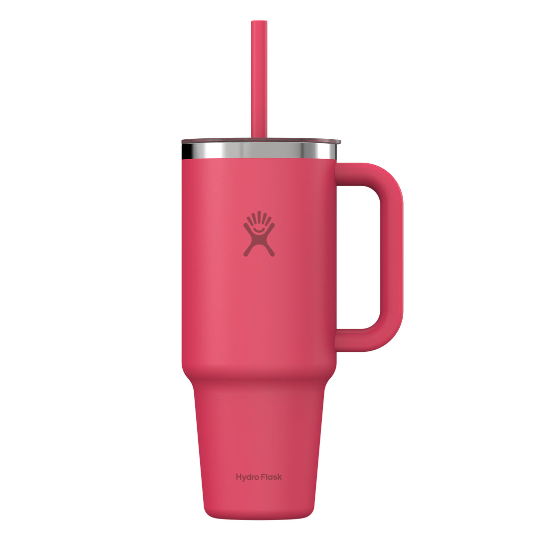 Hydro Flask HYDRO FLASK 40OZ TRAVEL TUMBLER CLEAR LID POPSTAR PINK