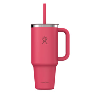 HYDRO FLASK 40OZ TRAVEL TUMBLER CLEAR LID POPSTAR PINK