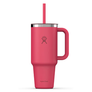 HYDRO FLASK 40OZ TRAVEL TUMBLER CLEAR LID POPSTAR PINK