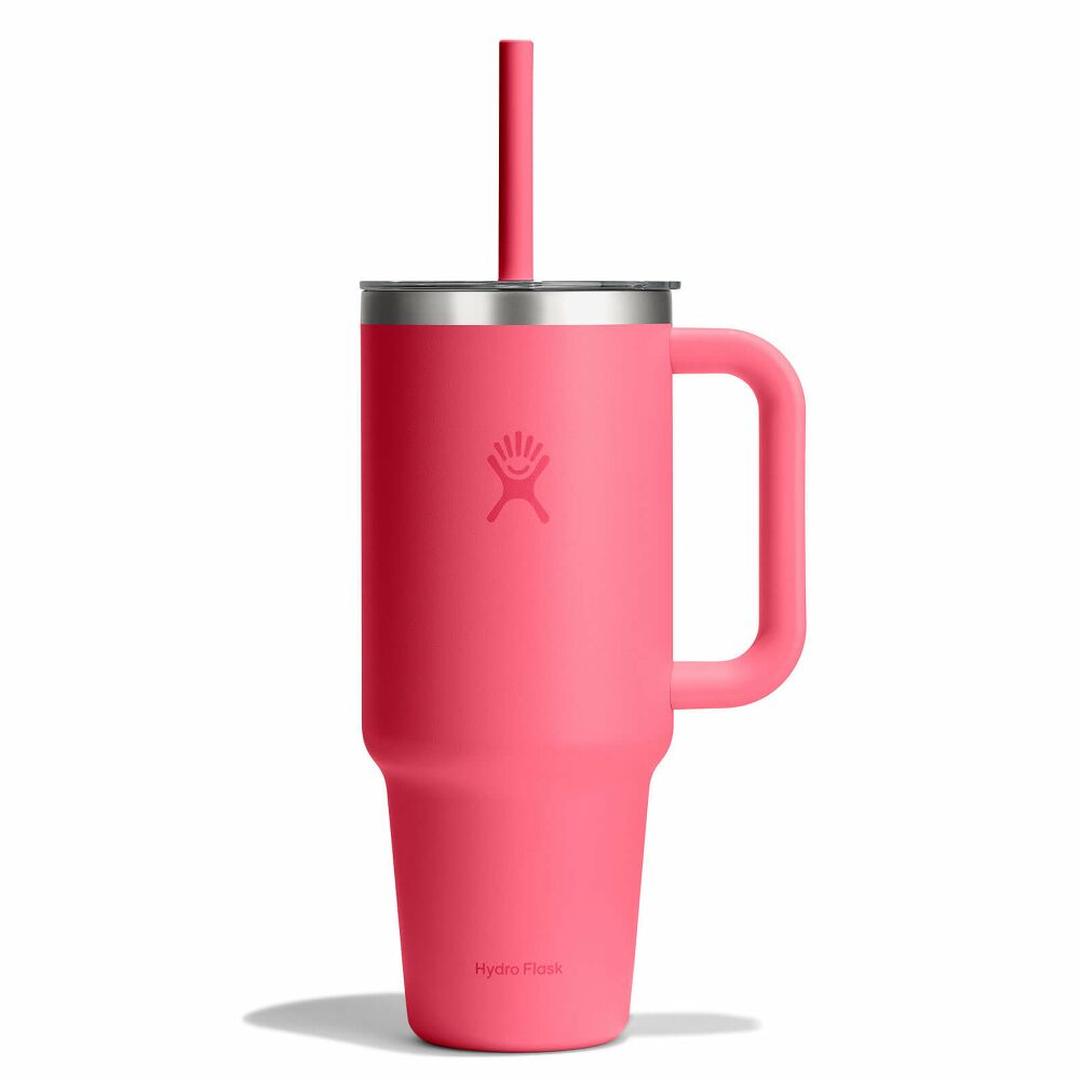 Hydro Flask HYDRO FLASK 40OZ TRAVEL TUMBLER CLEAR LID POPSTAR PINK
