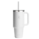 Hydro Flask HYDRO FLASK 40OZ TRAVEL TUMBLER CLEAR LID WHITE