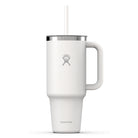 Hydro Flask HYDRO FLASK 40OZ TRAVEL TUMBLER CLEAR LID WHITE