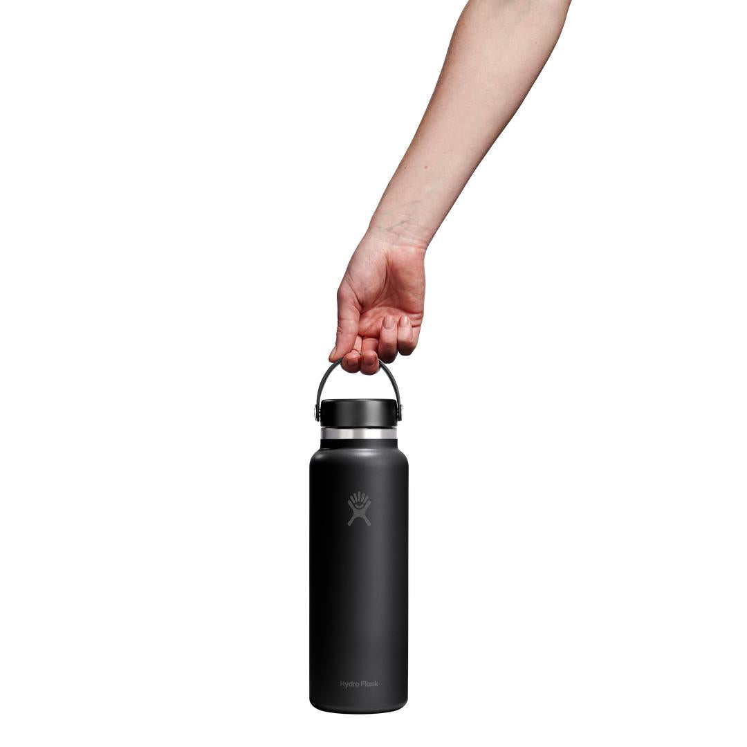Hydro Flask HYDRO FLASK 40OZ WIDE FLEX CAP BLACK