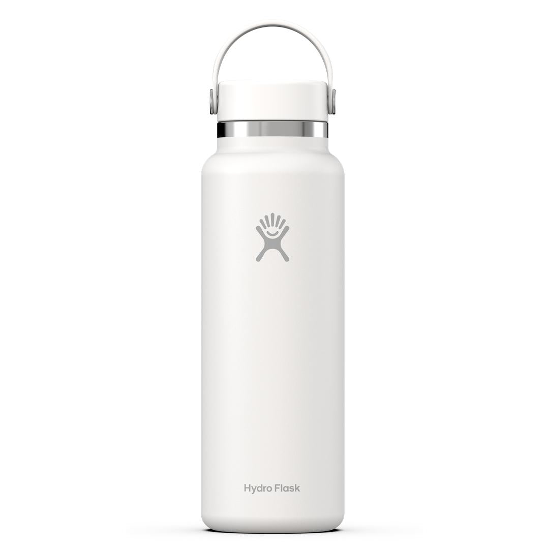 Hydro Flask HYDRO FLASK 40OZ WIDE FLEX CAP WHITE