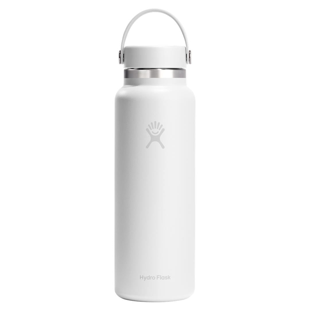 Hydro Flask HYDRO FLASK 40OZ WIDE FLEX CAP WHITE