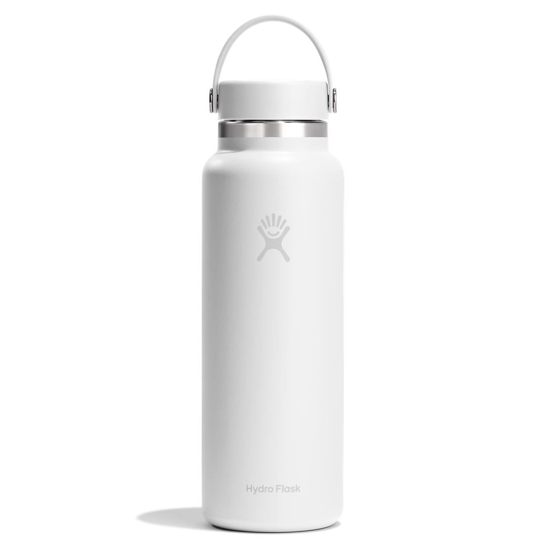 Hydro Flask HYDRO FLASK 40OZ WIDE FLEX CAP WHITE