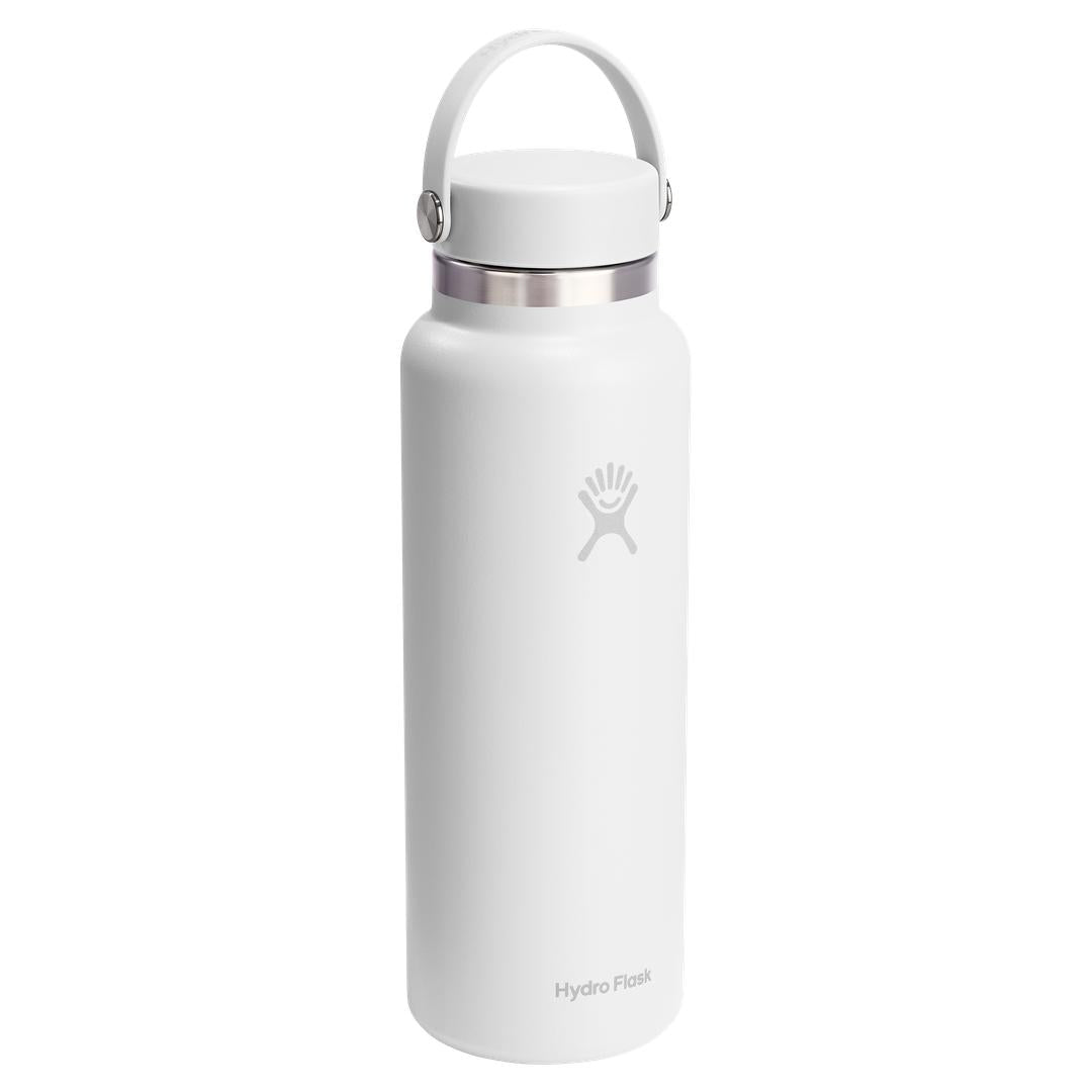 Hydro Flask HYDRO FLASK 40OZ WIDE FLEX CAP WHITE