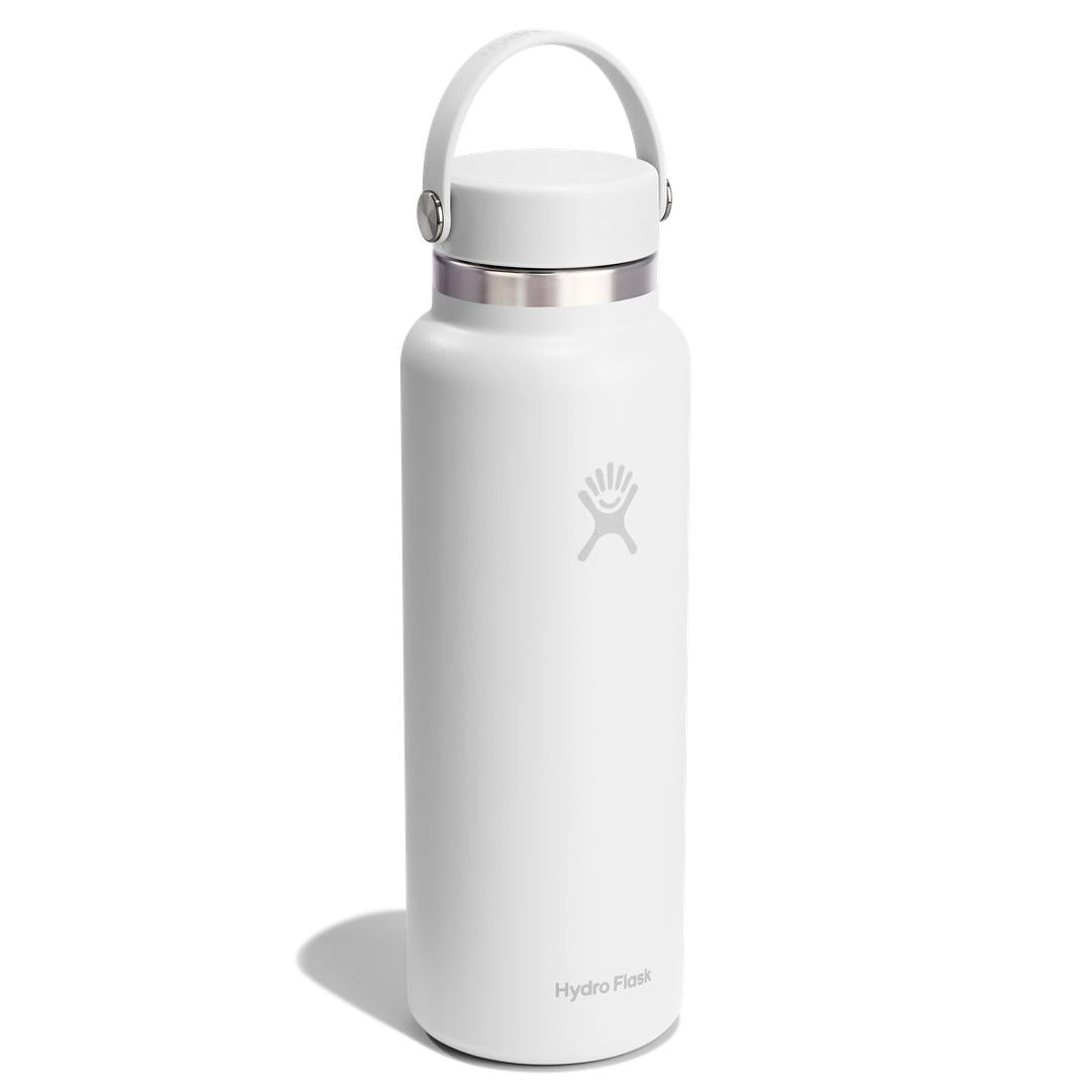 Hydro Flask HYDRO FLASK 40OZ WIDE FLEX CAP WHITE
