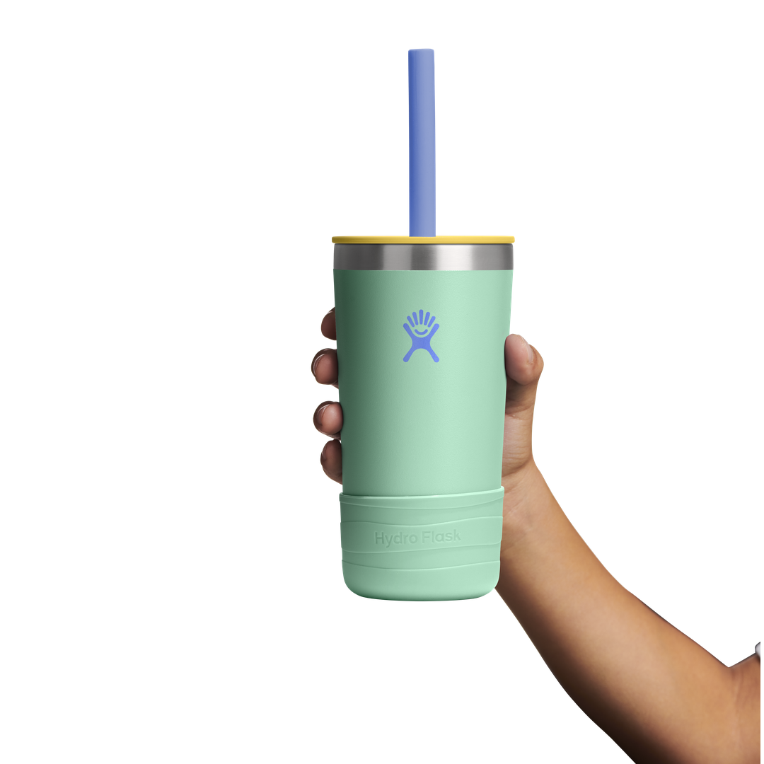 Hydro Flask 12oz Kids Tumbler Straw & Boot Mermaid Green