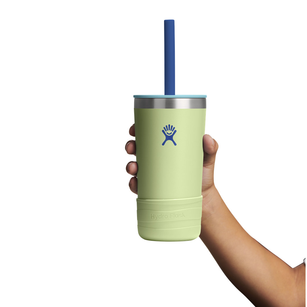 Hydro Flask 12oz Kids Tumbler Straw & Boot Seedling Green