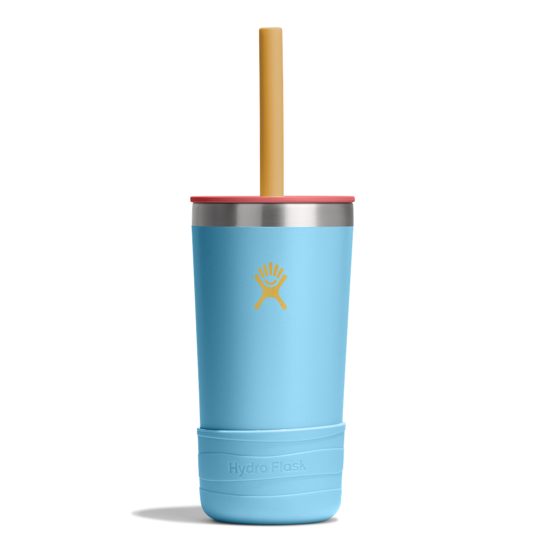 Hydro Flask 12oz Kids Tumbler Straw & Boot Bluejay