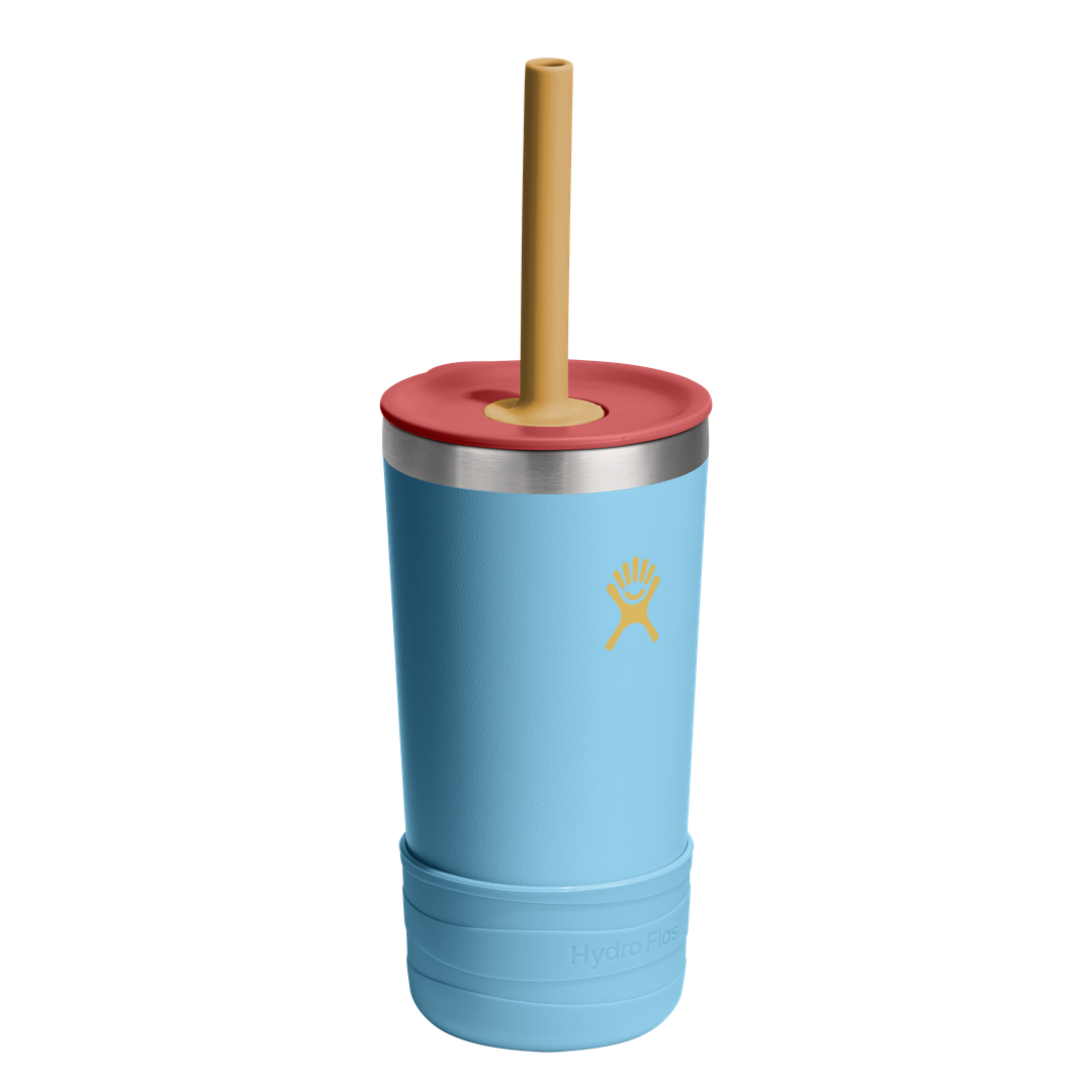 Hydro Flask 12oz Kids Tumbler Straw & Boot Bluejay
