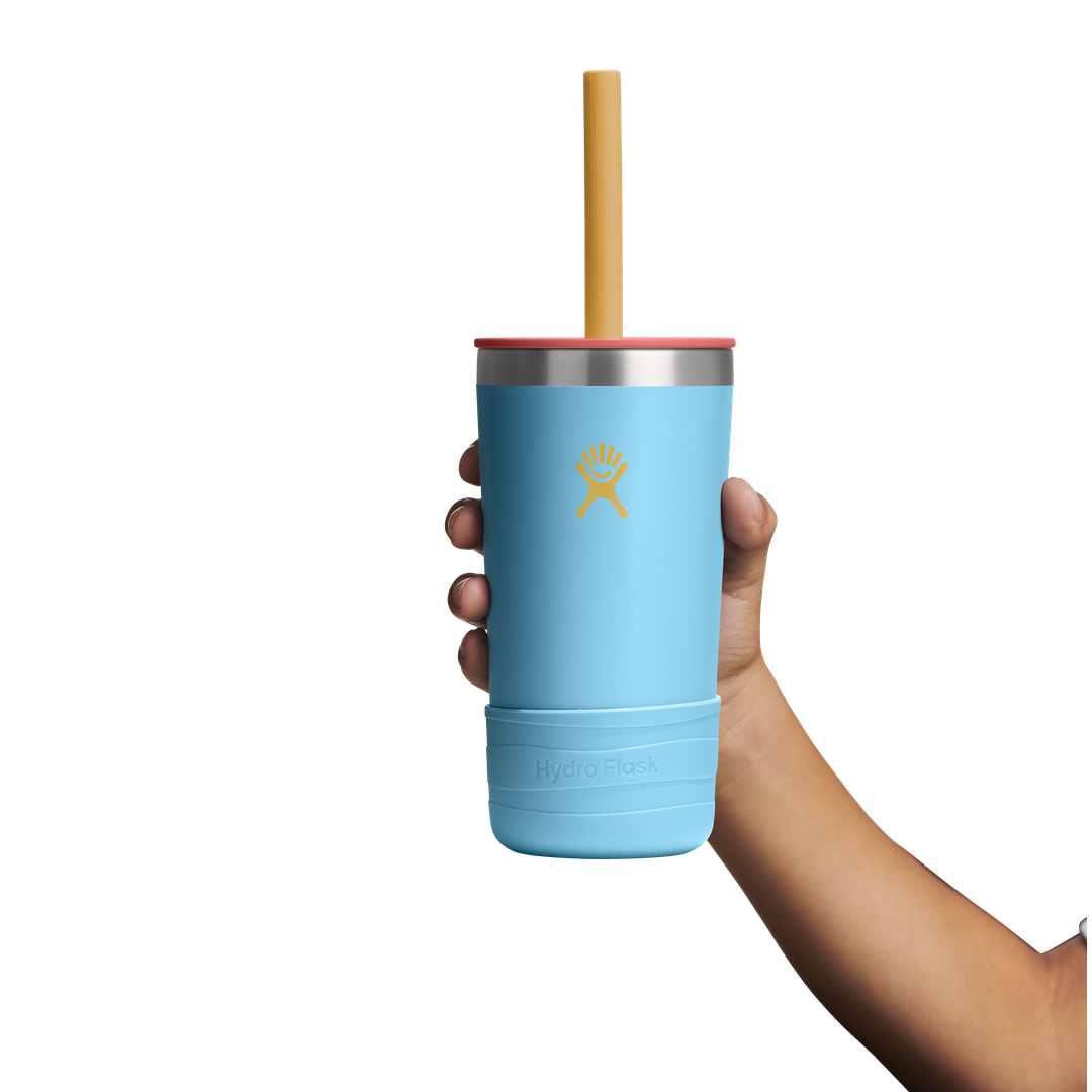 Hydro Flask 12oz Kids Tumbler Straw & Boot Bluejay