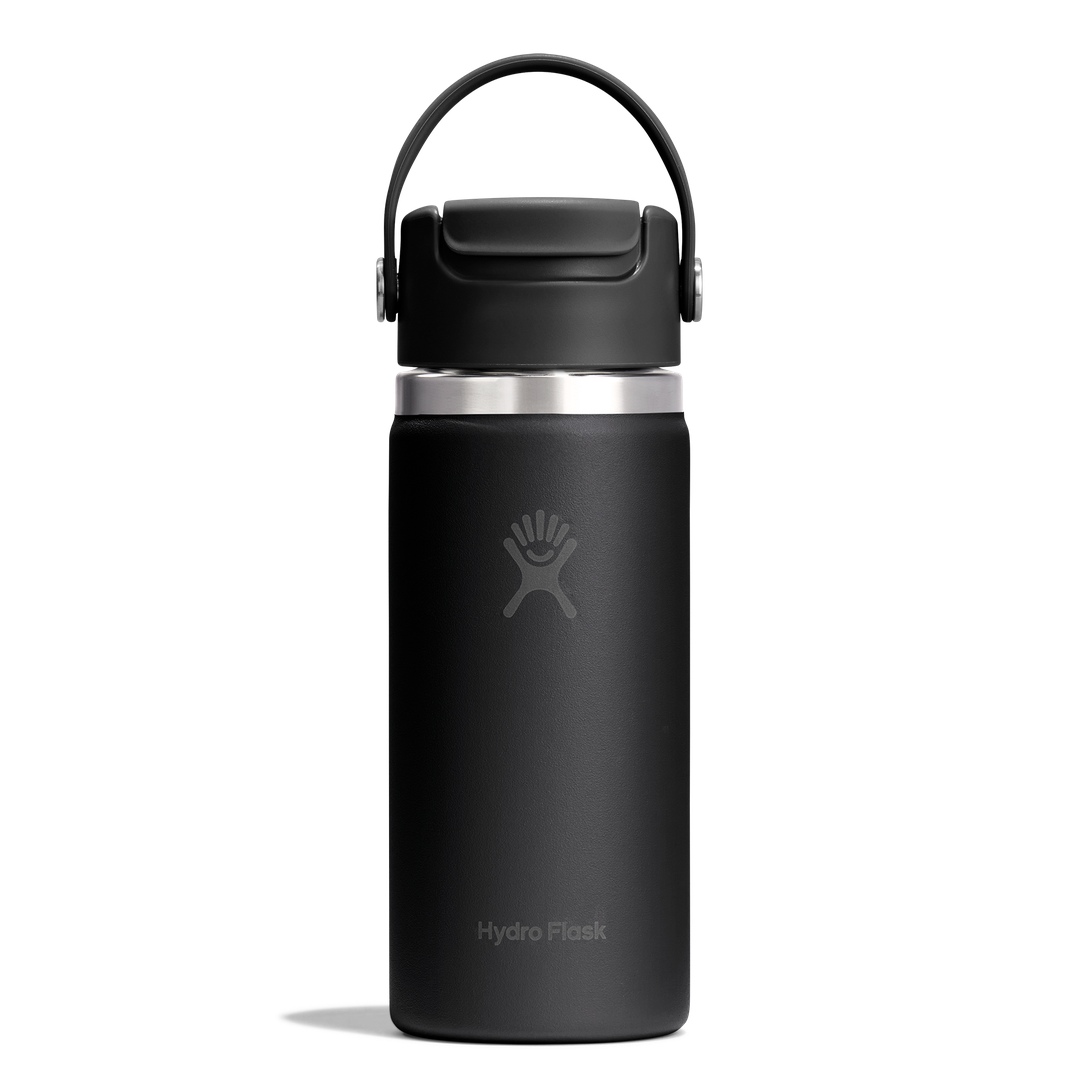 Hydro Flask 16oz Travel Mug Flip Sip Cap Black