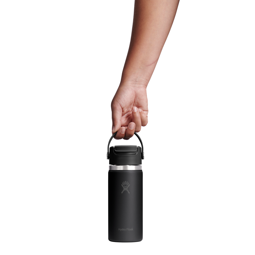 Hydro Flask 16oz Travel Mug Flip Sip Cap Black