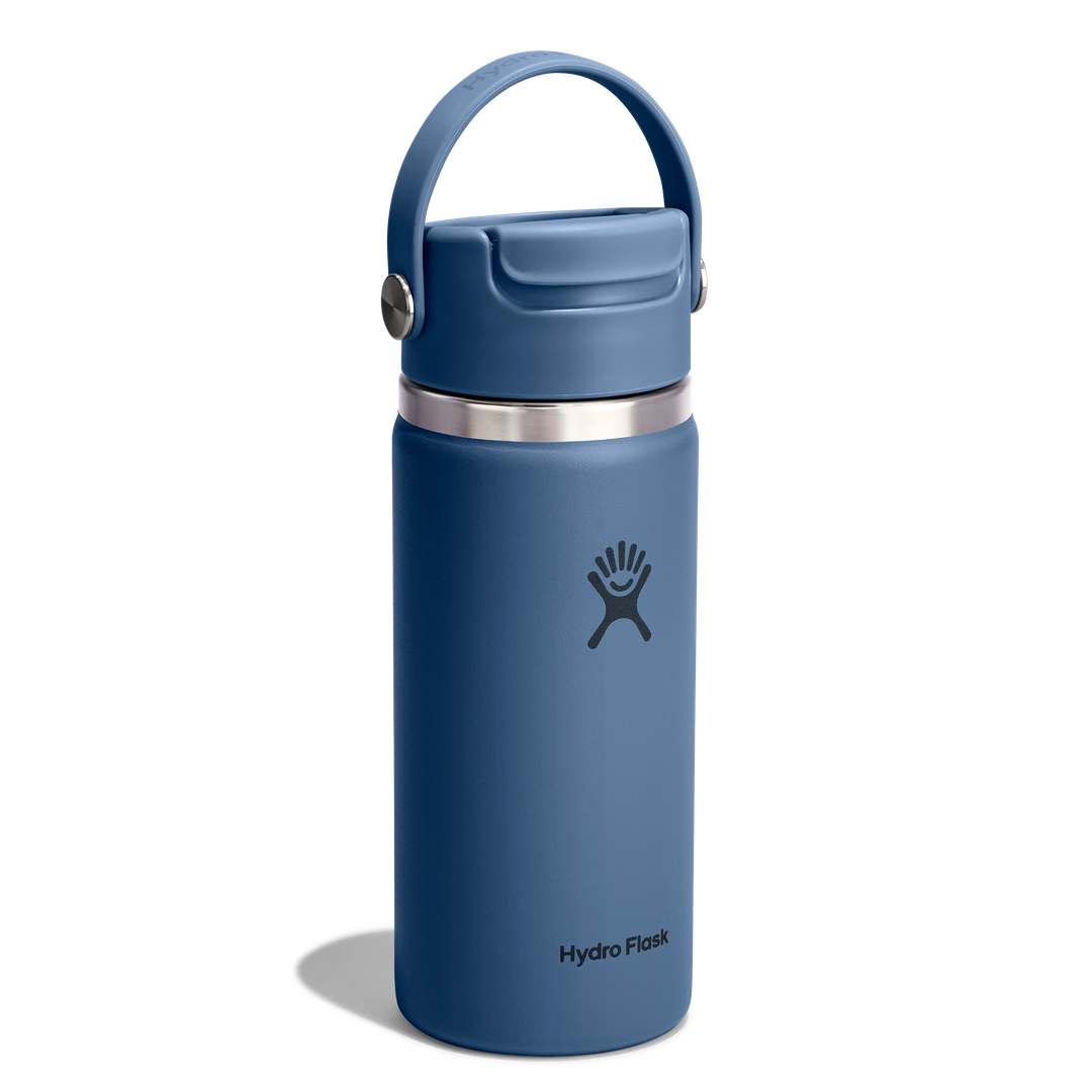 Hydro Flask 16oz Travel Mug Flip Sip Cap Harbor Blue