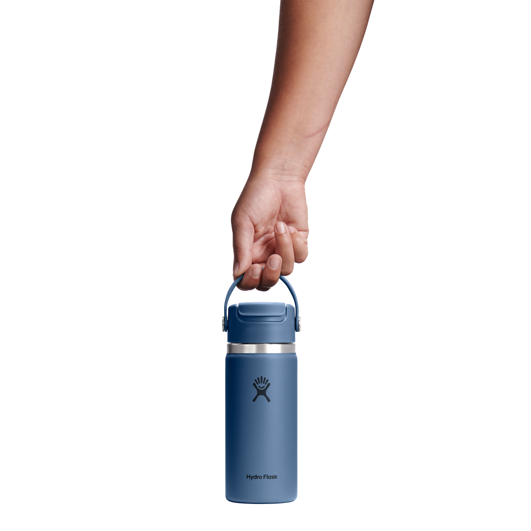 Hydro Flask 16oz Travel Mug Flip Sip Cap Harbor Blue
