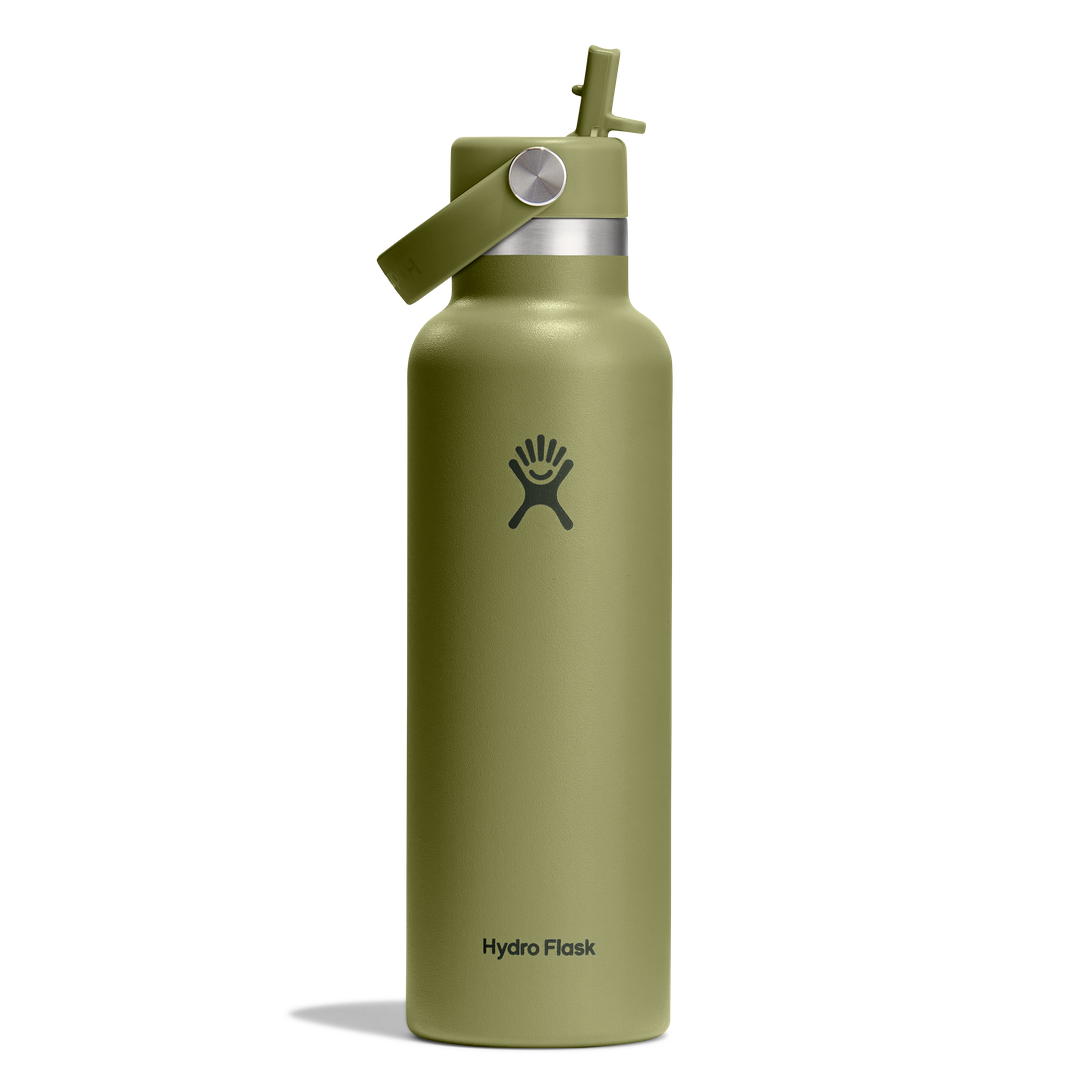 Hydro Flask 21oz Standard Flex Straw Cap Palmer Green