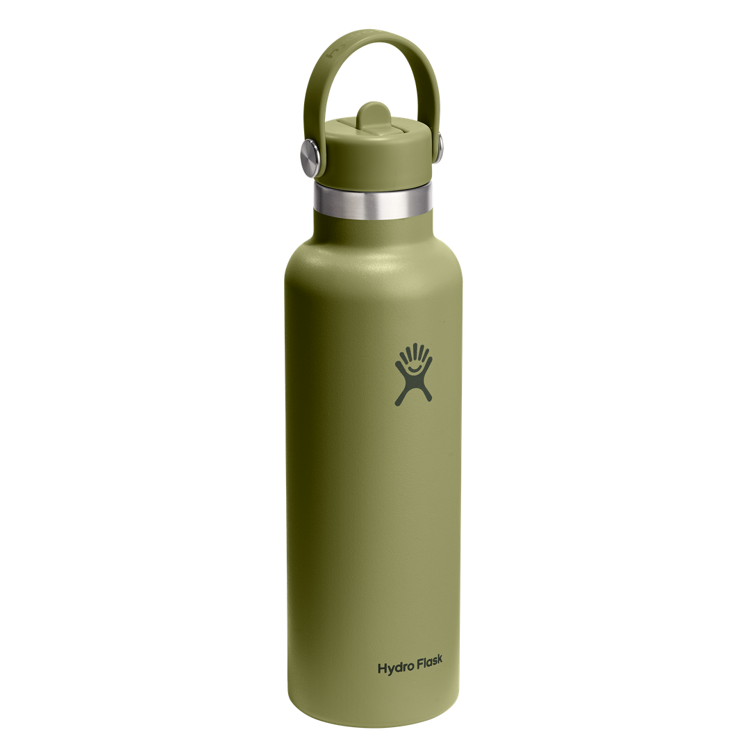 Hydro Flask 21oz Standard Flex Straw Cap Palmer Green