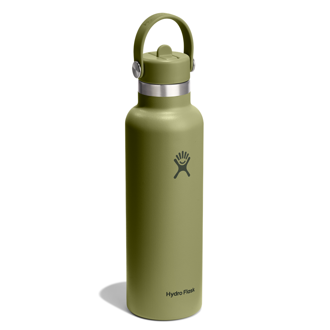 Hydro Flask 21oz Standard Flex Straw Cap Palmer Green