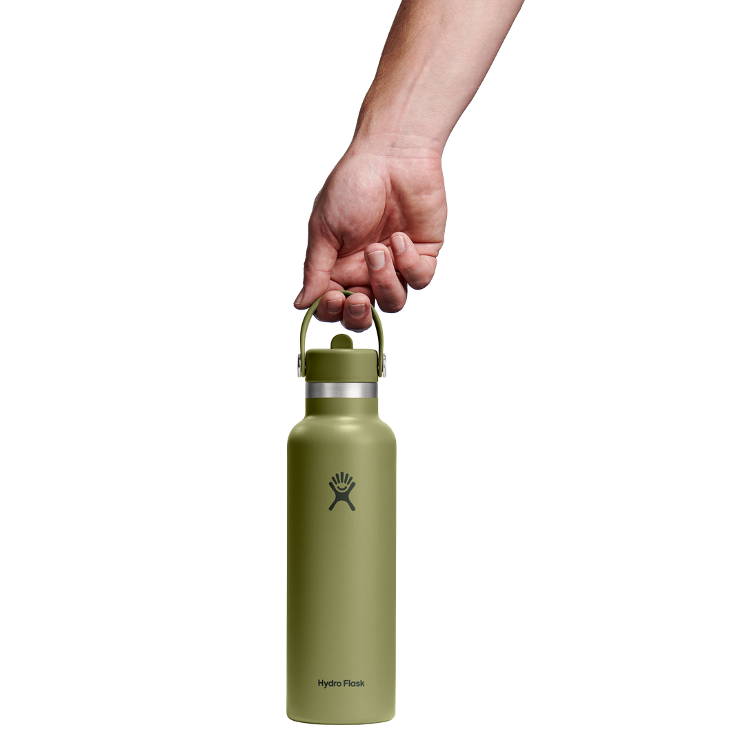 Hydro Flask 21oz Standard Flex Straw Cap Palmer Green