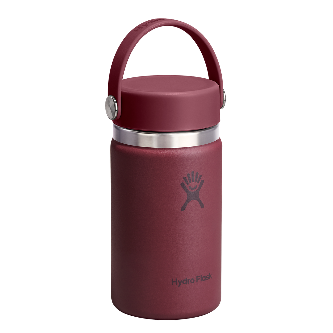 Hydro Flask 12oz Wide Flex Cap Burgundy